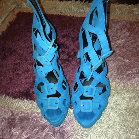 Giuseppe zanotti electric blue sandals - Picture 5 of 5
